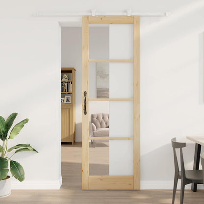 Sliding Door ORKDAL Brown 30.71 x 91.34 in