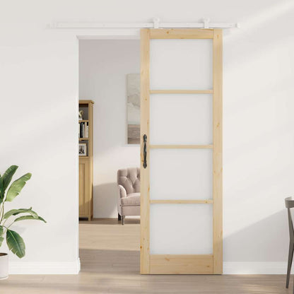 Sliding Door ORKDAL Brown 30.71 x 91.34 in