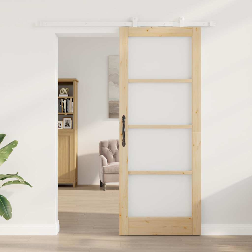 Sliding Door ORKDAL Brown 32.68 x 83.07 in