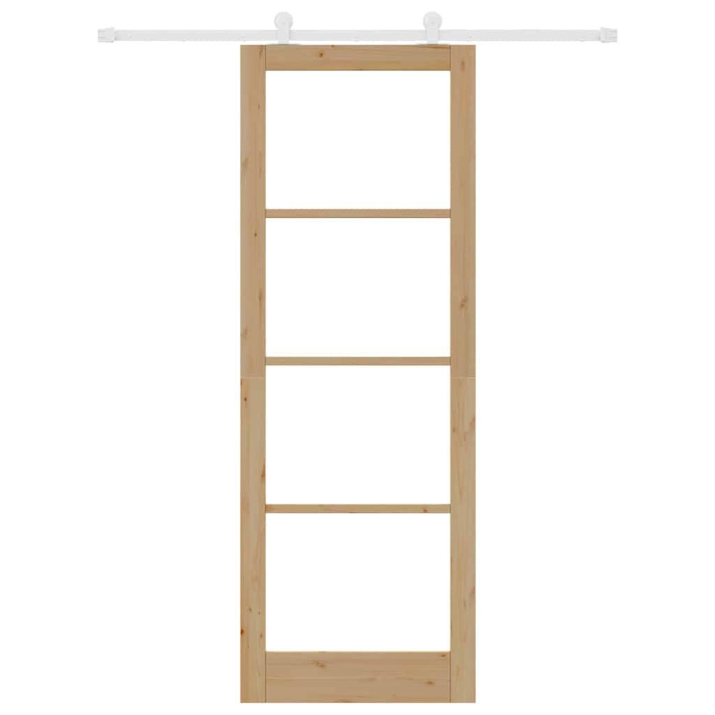 Sliding Door Manual ORKDAL Brown 32.68 x 91.34 in