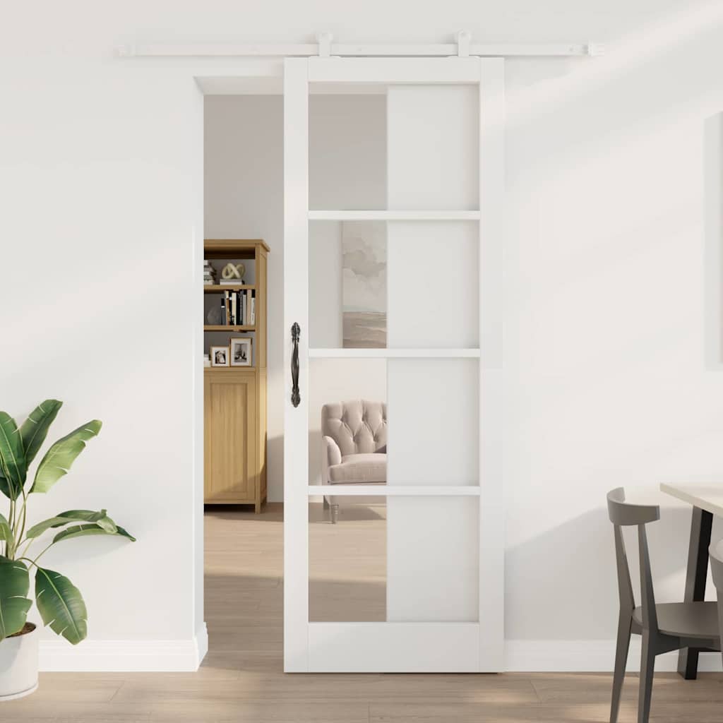 Sliding Door Manual ORKDAL White 32.68 x 91.34 in
