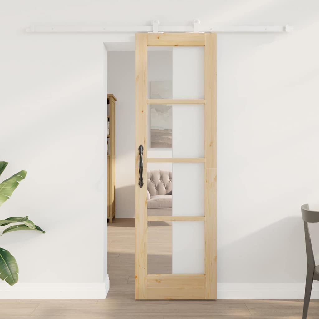 Sliding Door ORKDAL Brown 24.02 x 78.15 in