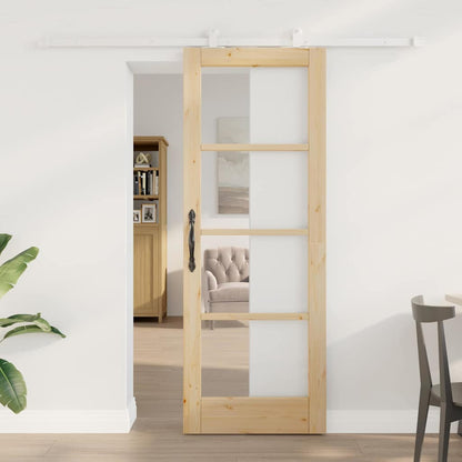 Sliding Door ORKDAL Brown 28.94 x 78.15 in