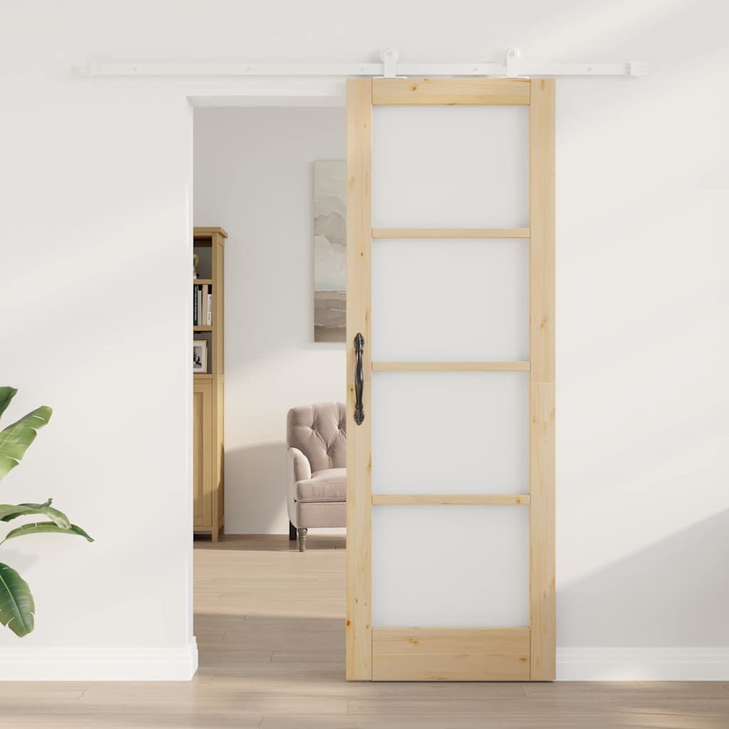 Sliding Door ORKDAL Brown 28.94 x 83.07 in
