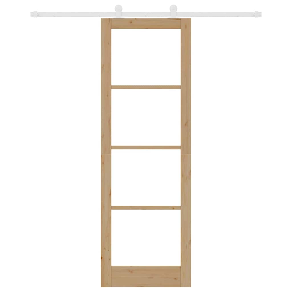 Sliding Door Manual ORKDAL Brown 30.71 x 91.34 in