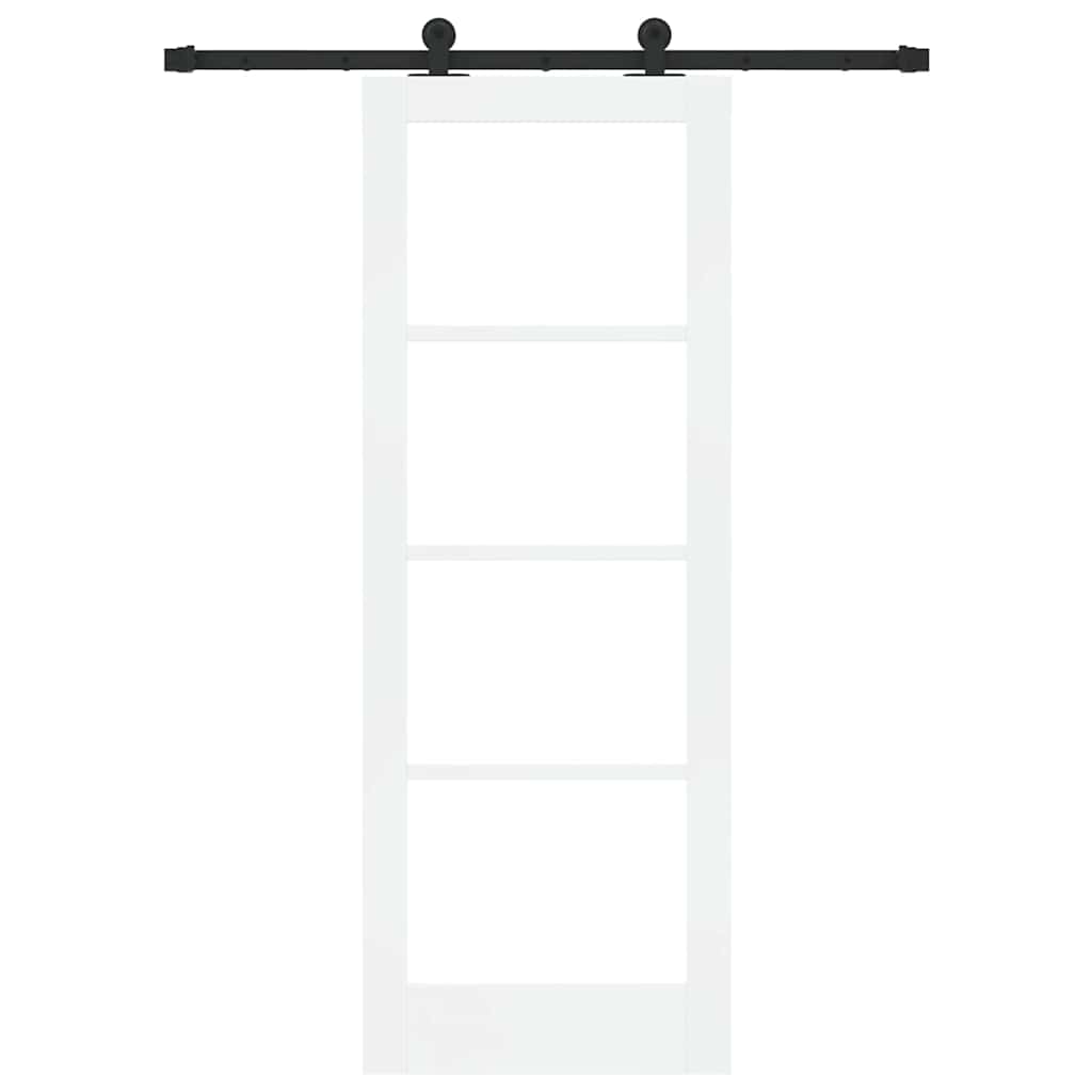 Sliding Door Manual ORKDAL White 29 x 78 in Wood and metal