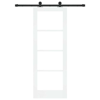 Sliding Door Manual ORKDAL White 29 x 78 in Wood and metal