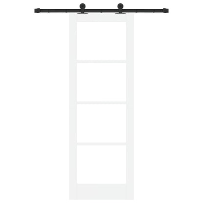 Sliding Door Manual ORKDAL White 28.9 x 83.1 in Wood and metal