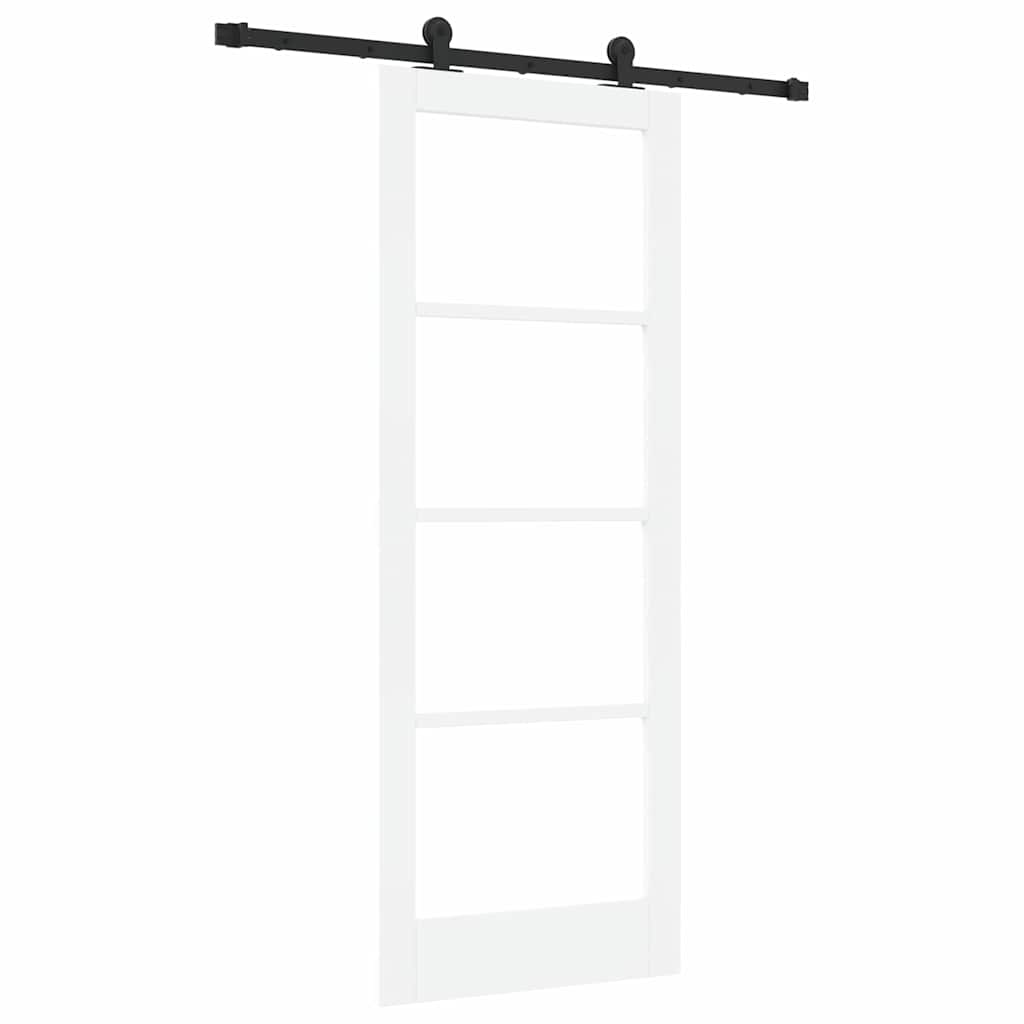 Sliding Door Manual ORKDAL White 30.7 x 79.5 in Wood and metal