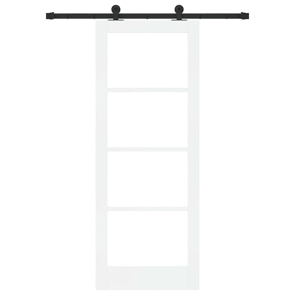 Sliding Door Manual ORKDAL White 30.7 x 79.5 in Wood and metal