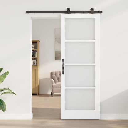 Sliding Door Manual ORKDAL White 30.7 x 83.1 in Wood and metal