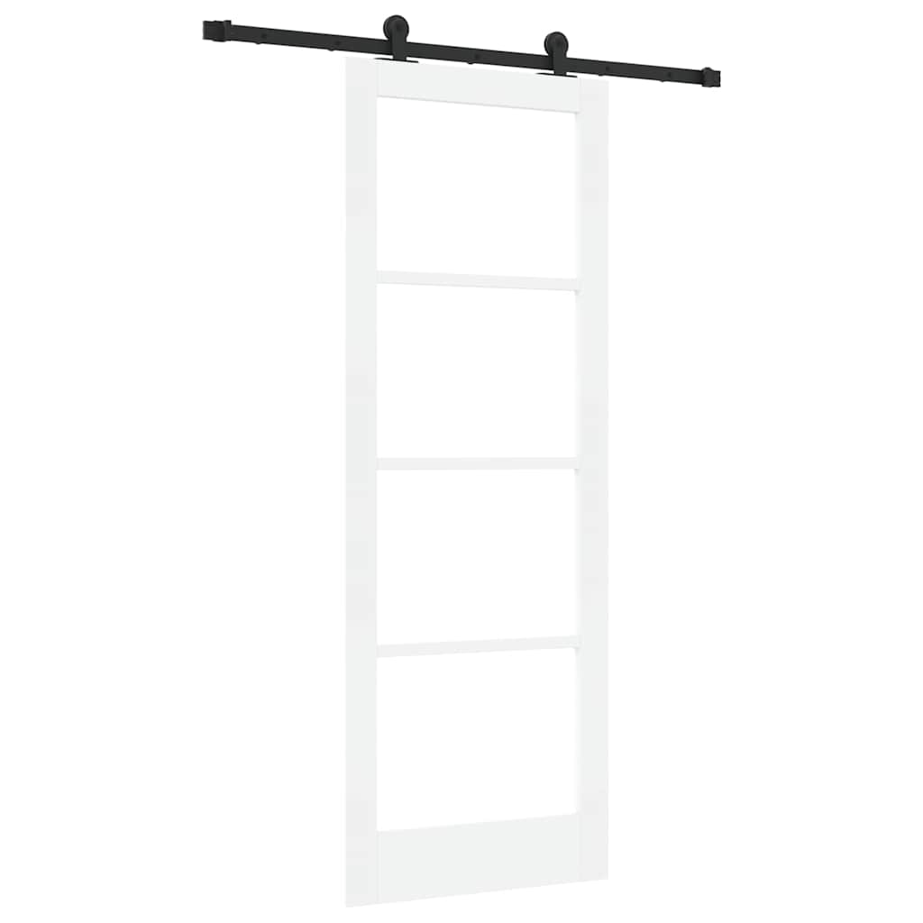 Sliding Door Manual ORKDAL White 30.7 x 83.1 in Wood and metal