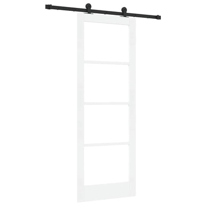 Sliding Door Manual ORKDAL White 30.7 x 83.1 in Wood and metal