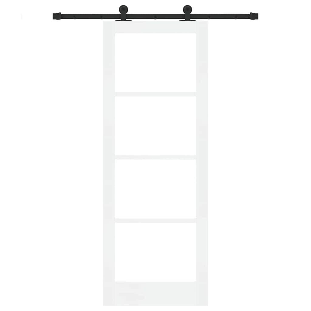 Sliding Door Manual ORKDAL White 30.7 x 83.1 in Wood and metal