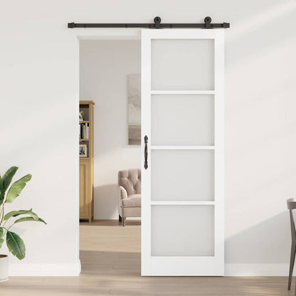 Sliding Door Manual ORKDAL White 30.7 x 91.3 in Wood and metal
