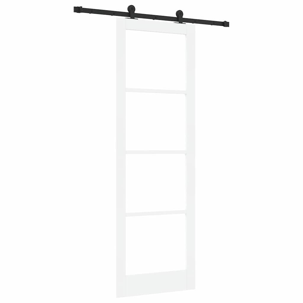 Sliding Door Manual ORKDAL White 30.7 x 91.3 in Wood and metal