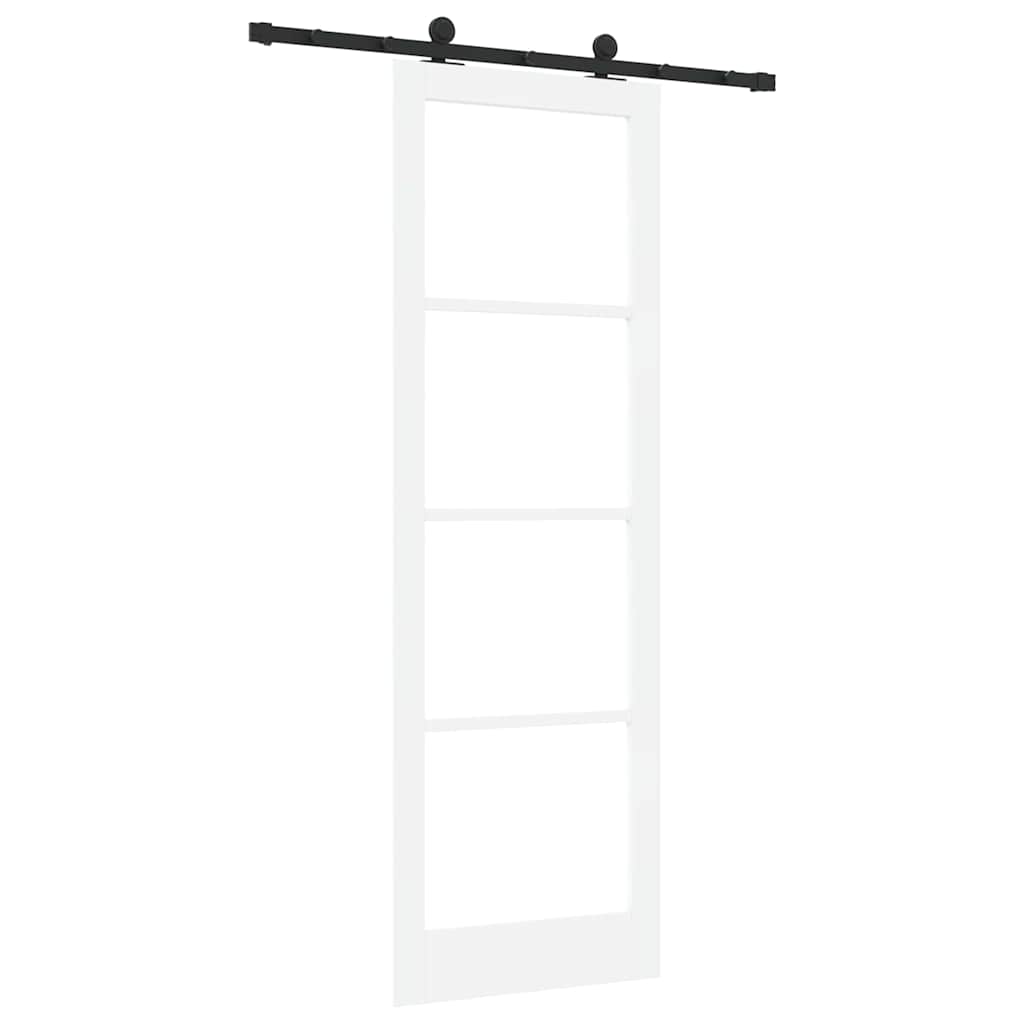 Sliding Door Manual ORKDAL White 30.7 x 91.3 in Wood and metal