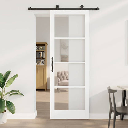 Sliding Door Manual ORKDAL White 32.7 x 91.4 in Wood and metal