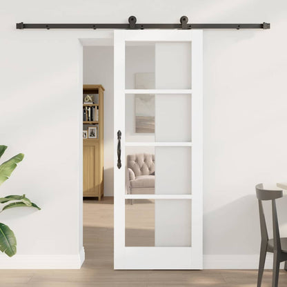 Sliding Door Manual ORKDAL White 29 x 78 in Wood and metal