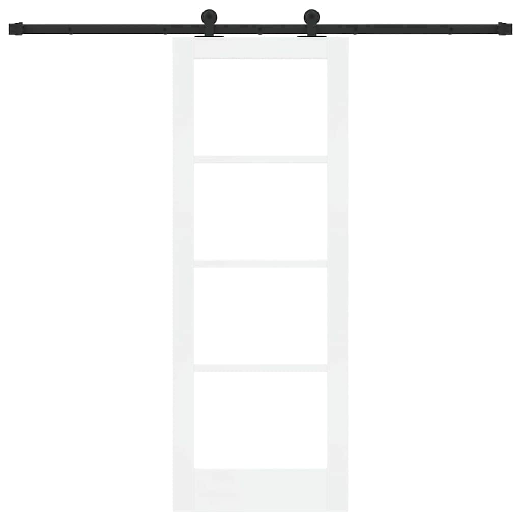 Sliding Door Manual ORKDAL White 29 x 78 in Wood and metal