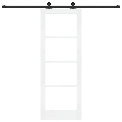 Sliding Door Manual ORKDAL White 29 x 78 in Wood and metal