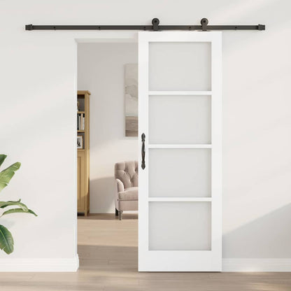 Sliding Door Manual ORKDAL White 28.9 x 83.1 in Wood and metal