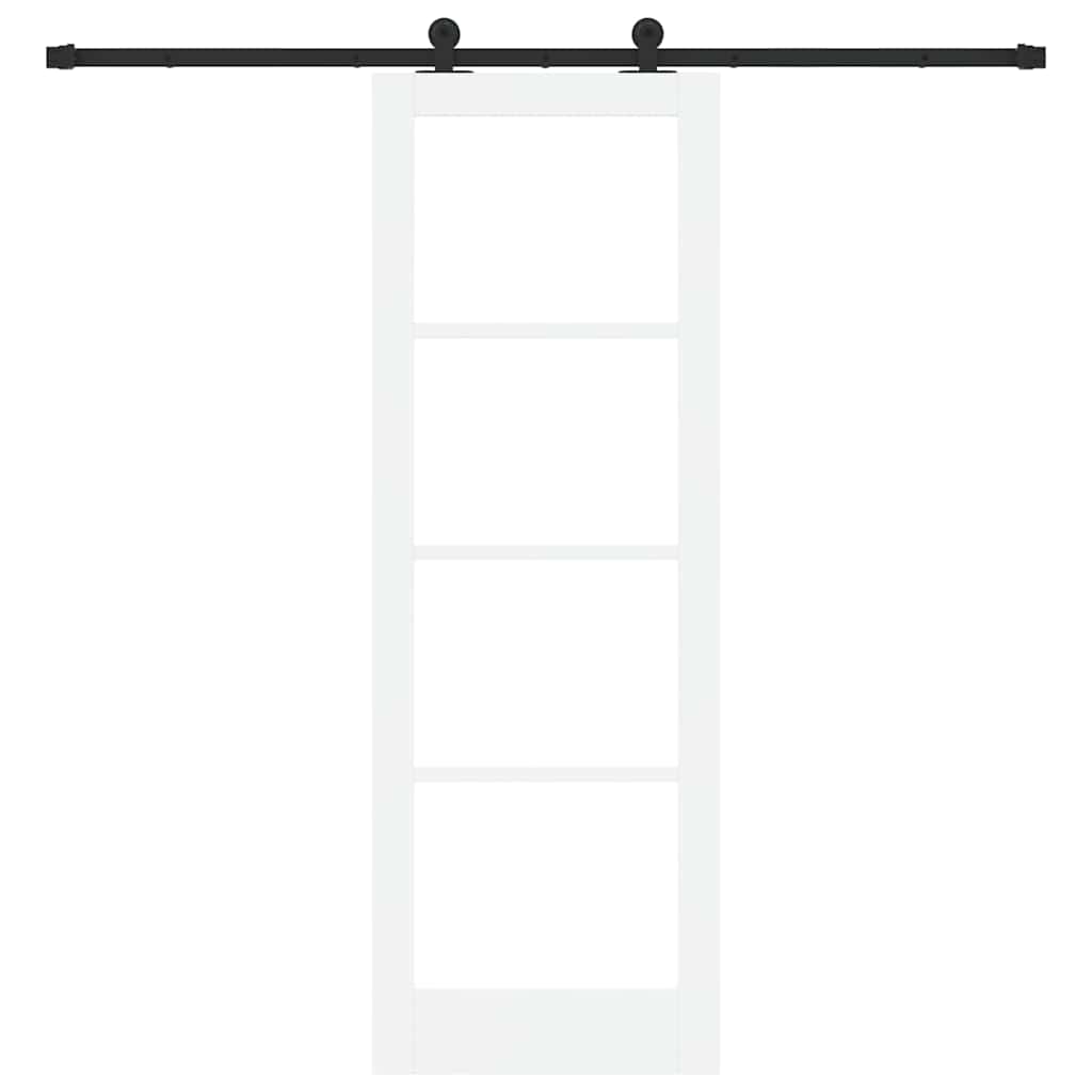 Sliding Door Manual ORKDAL White 28.9 x 83.1 in Wood and metal