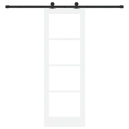 Sliding Door Manual ORKDAL White 28.9 x 83.1 in Wood and metal