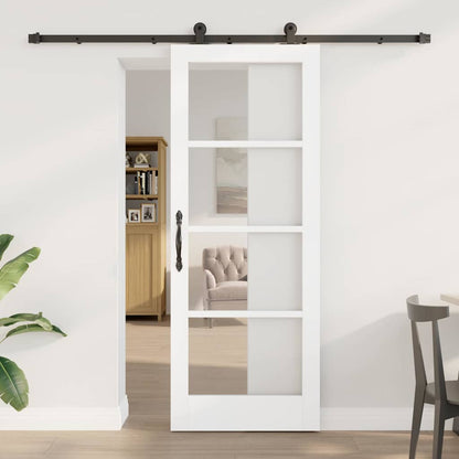 Sliding Door Manual ORKDAL White 30.7 x 79.5 in Wood and metal