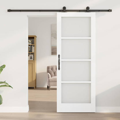 Sliding Door Manual ORKDAL White 30.7 x 79.5 in Wood and metal