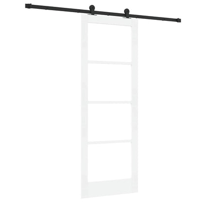 Sliding Door Manual ORKDAL White 30.7 x 83.1 in Wood and metal