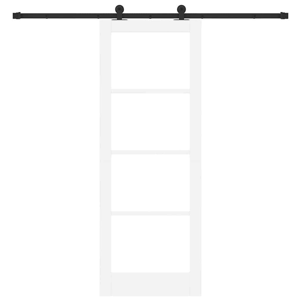 Sliding Door Manual ORKDAL White 30.7 x 83.1 in Wood and metal