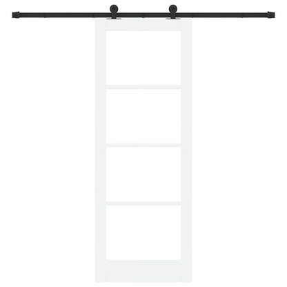 Sliding Door Manual ORKDAL White 30.7 x 83.1 in Wood and metal