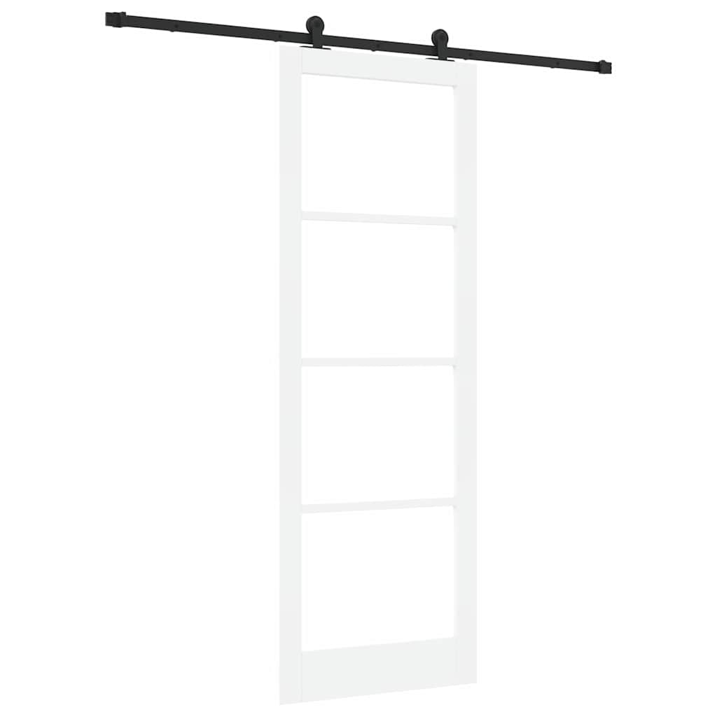 Sliding Door Manual ORKDAL White 32.7 x 91.4 in Wood and metal