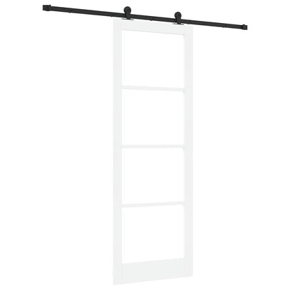 Sliding Door Manual ORKDAL White 32.7 x 91.4 in Wood and metal