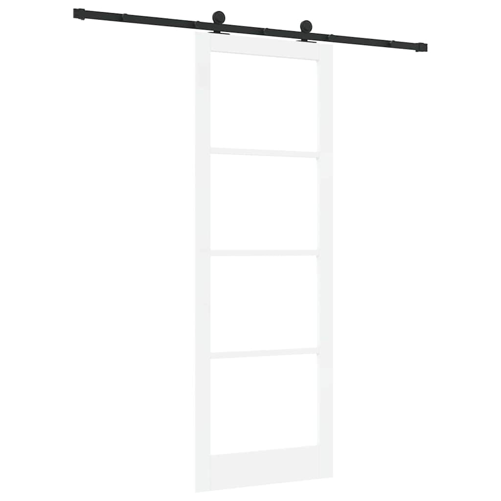 Sliding Door Manual ORKDAL White 32.7 x 91.4 in Wood and metal