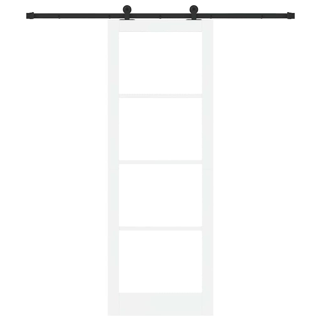 Sliding Door Manual ORKDAL White 32.7 x 91.4 in Wood and metal