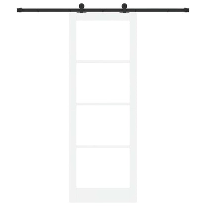 Sliding Door Manual ORKDAL White 32.7 x 91.4 in Wood and metal