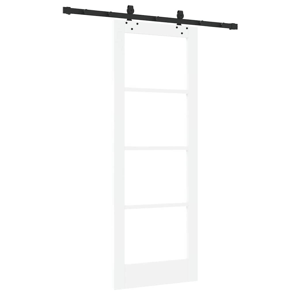 Sliding Door Other Manual White 29 x 78 in Wood and metal