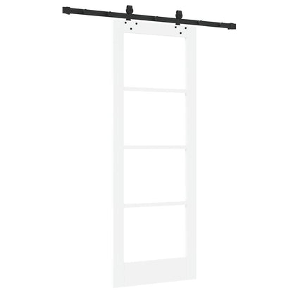 Sliding Door Other Manual White 29 x 78 in Wood and metal