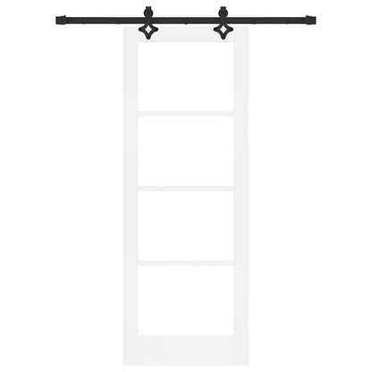 Sliding Door Other Manual White 29 x 78 in Wood and metal
