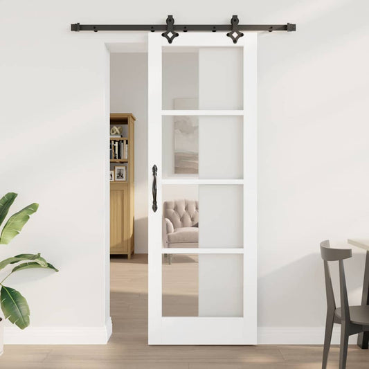 Sliding Door Other Manual White 28.9 x 83.1 in Wood and metal