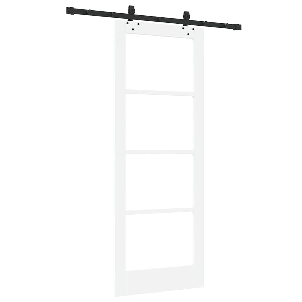 Sliding Door Other Manual White 30.7 x 79.5 in Wood and metal