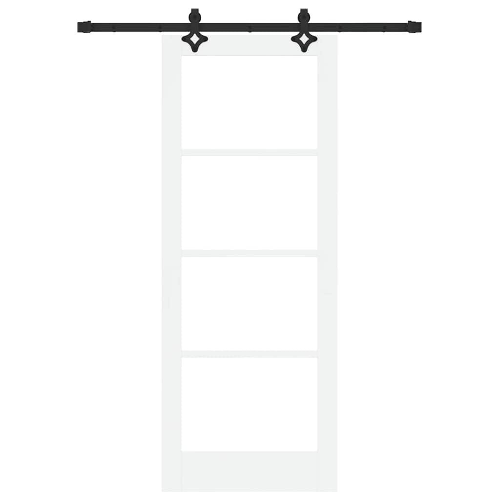Sliding Door Other Manual White 30.7 x 79.5 in Wood and metal