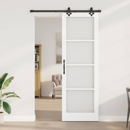 Sliding Door Other Manual White 30.7 x 91.3 in Wood and metal
