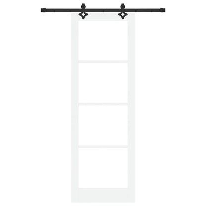 Sliding Door Other Manual White 30.7 x 91.3 in Wood and metal