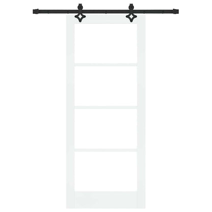 Sliding Door Other Manual White 32.7 x 79.5 in Wood and metal