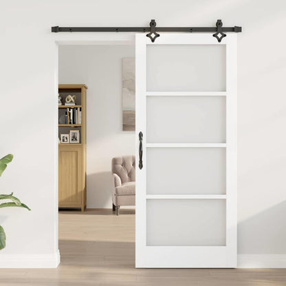 Sliding Door Other Manual White 33.9 x 78.1 in Wood and metal