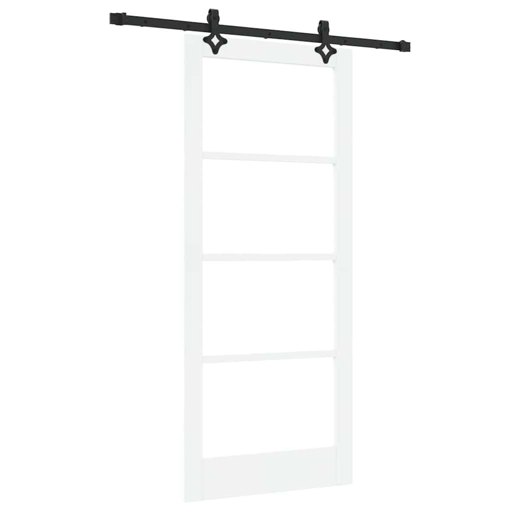 Sliding Door Other Manual White 33.9 x 78.1 in Wood and metal