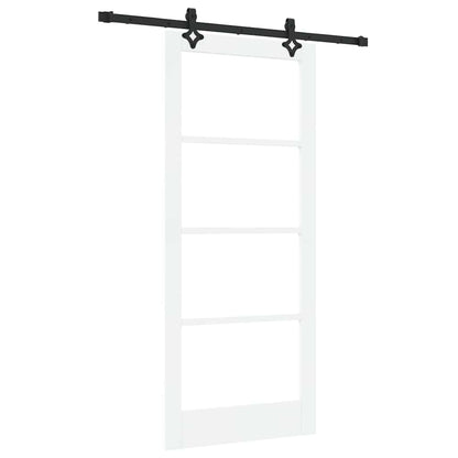 Sliding Door Other Manual White 33.9 x 78.1 in Wood and metal